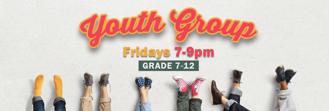 Youth Group Fridays at 7pm