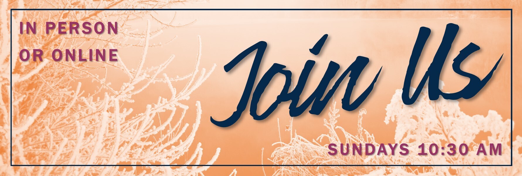 Winter Join Us Banner